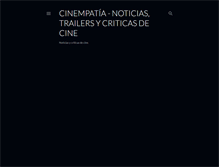 Tablet Screenshot of cinempatia.com